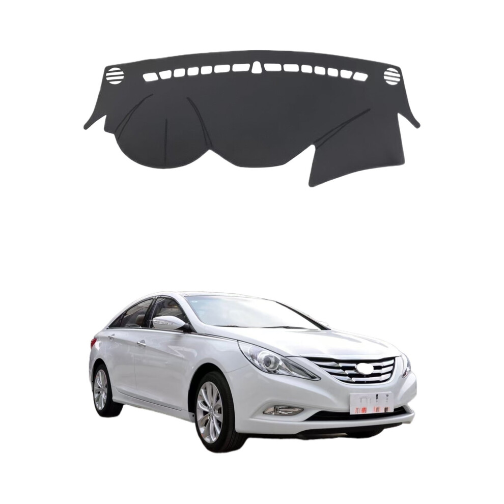 Dashboard Cover For Hyundai Sonata 2011Â2014 Carbon Black 9122141523512