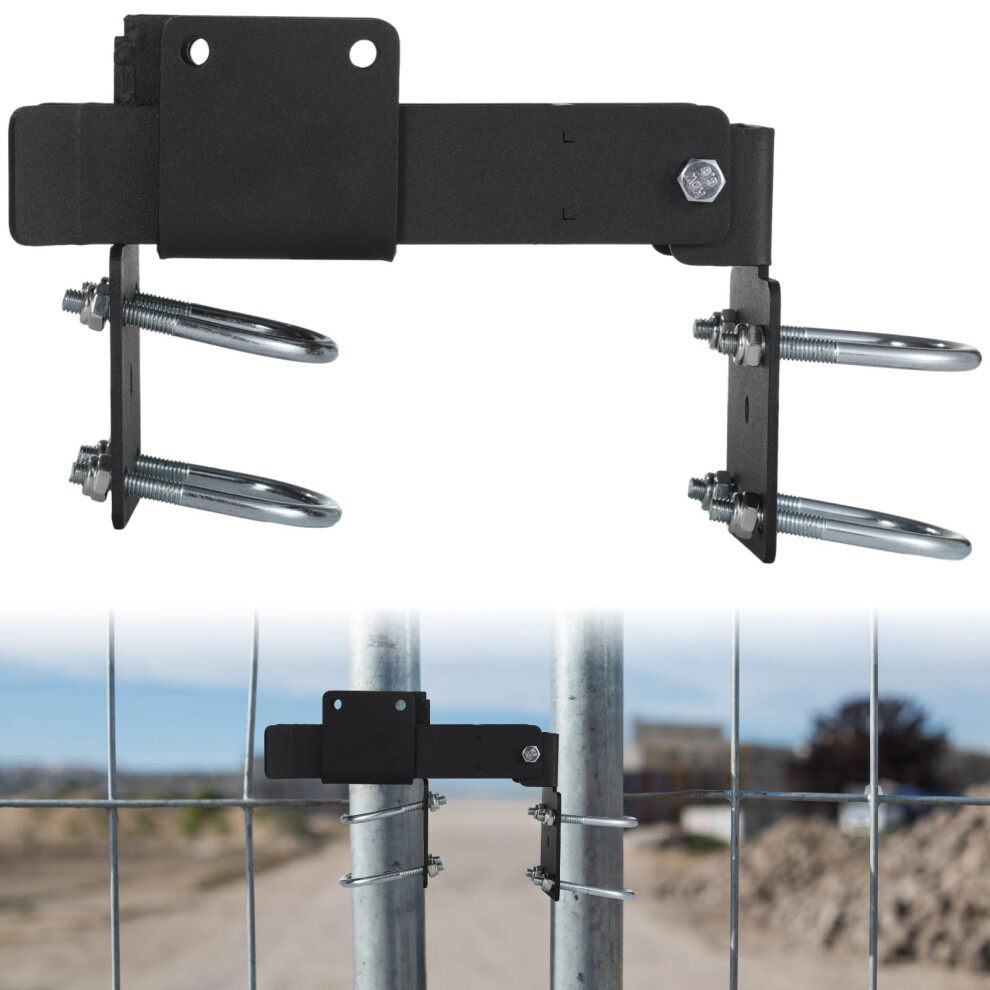 Chain Link Fence Gate Latch Heavy-Duty Steel Adjustable For 908436627733