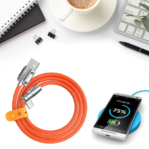 USB til USB-C-kabel 120W hurtigopladning 1,8 m 1