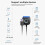 Cabo de Disco Rígido  para USB 3.0 2,5 Polegadas 3,5 Polegadas Conversor de Disco Mecânico e de Estado Sólido com Plugue EU de 12V 2A 6