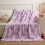 Purple Bow Microfiber Throw Blanket 50x60 inches 1