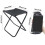 Sgabello pieghevole da esterno, portatile, resistente, 45 cm, 110 kg 2
