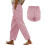 Γυναικείο λινό παντελόνι Petite Gauze Casual καλοκαιρινό Lounge 5