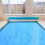 Cubierta de burbujas inflable rectangular grande para piscina 4