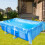 Cubierta de burbujas inflable rectangular grande para piscina 8