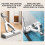 Sponge Mop for Tile Floors with Extendable Handle 108-138 cm 2