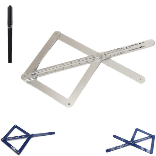 Pekkaxy Corner Angle Finder Aluminum Plastic 10–170