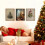 Affiches murales de Noël vintage, pin, botanique 5