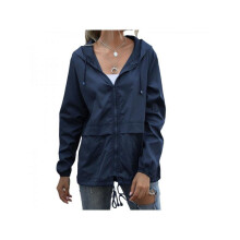 Women's Lightweight Hooded Raincoat Waterproof Packable Active Outdoor Rain Jacket(S-2XL)