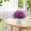 Artificial Potted Plants Plastic Topiary 1 Pack 5