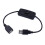 Prelungitor cablu USB cu adaptor comutator ON/OFF 1