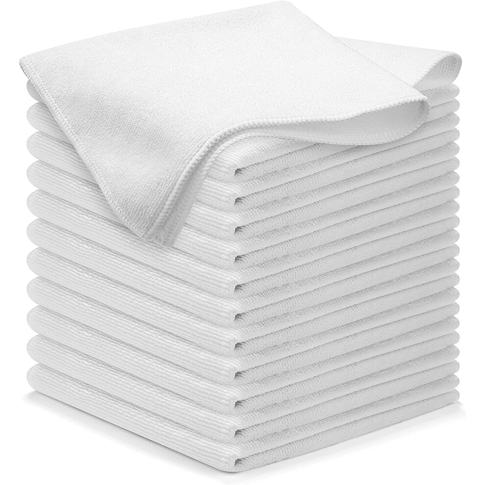 Microfiber Cleaning Cloths 50 Pcs 12.5"X12.5" Grey 971050232911