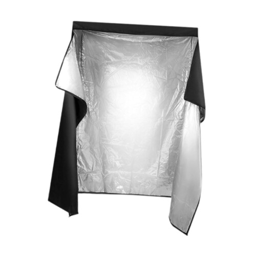 Funda para perchero negra, a prueba de polvo e impermeable, 91 cm. 1