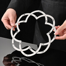 Salvamanteles expandible de acero inoxidable, color plata, 1 unidad