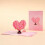 Valentinstags-3D-Kirschblüten-Grußkarte 6