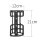 Bicycle Front Fork Cargo Cage with Water Bottle Mount 2-Pack 7