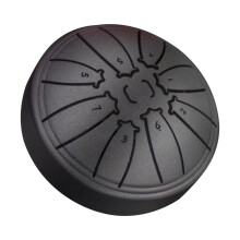 Mini tongue drum 8-tone 4 inch portable steel percussion