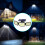 Luminária solar LED externa com sensor de movimento e 3 cabeças ajustáveis. 6
