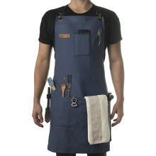 Stenffy-Schürze aus Baumwoll-Canvas mit mehreren Taschen und