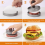 Πρέσα Burger Αλουμινίου με Αντικολλητικές Πλάκες 1 τεμ. 3
