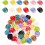 Perline acriliche a forma di cappello da cowboy, 12 colori, 48 pezzi 1