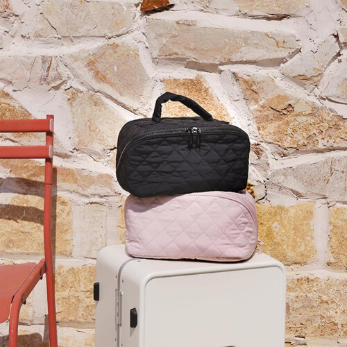 Neceser portátil impermeable de gran capacidad con múltiples compartimentos 1