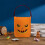 Pungă de bomboane de Halloween cu dovleac, nețesută, 1 bucată 1