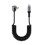 Câble spiralé USB-C vers USB-C de 150 cm avec charge rapide PD 100 W 1