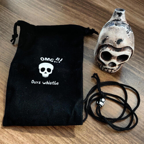 Aztec Death Whistle Skull Screaming Whistle 1pc