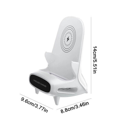 Magnetisk sugeladerholder med høyttaler 2
