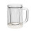 Frozen Beer Mugs Double-Layer16oz Clear Plastic 1