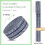 Polyester Jacquard Webbing 1,5 tommer 5 meter Midnatsblå 2
