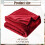 Couverture polaire douce et moelleuse 43 x 64 cm 4