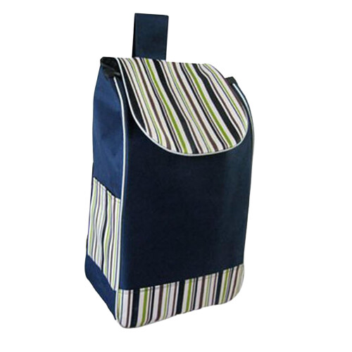 Blaue faltbare Einkaufstasche, tragbare Einkaufstasche, 1er-Pack 2