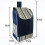 Blaue faltbare Einkaufstasche, tragbare Einkaufstasche, 1er-Pack 7