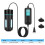 Aquarium UV Light with Timer 360Protective Shield Clean Light for Green Water Algae Clean Algae Control Lamp EU Plug 3W 8