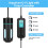 Aquarium UV Light with Timer 360Protective Shield Clean Light for Green Water Algae Clean Algae Control Lamp EU Plug 3W 2