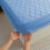 Housse de matelas matelassée ajustée en polyester antidérapant pour matelas profond 5