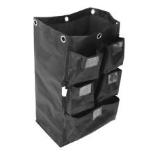 HOMEMAXS cleaning cart bag with 5 pockets 1 pack