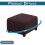 Jacquard stretch ottoman slipcover large and extra large 4