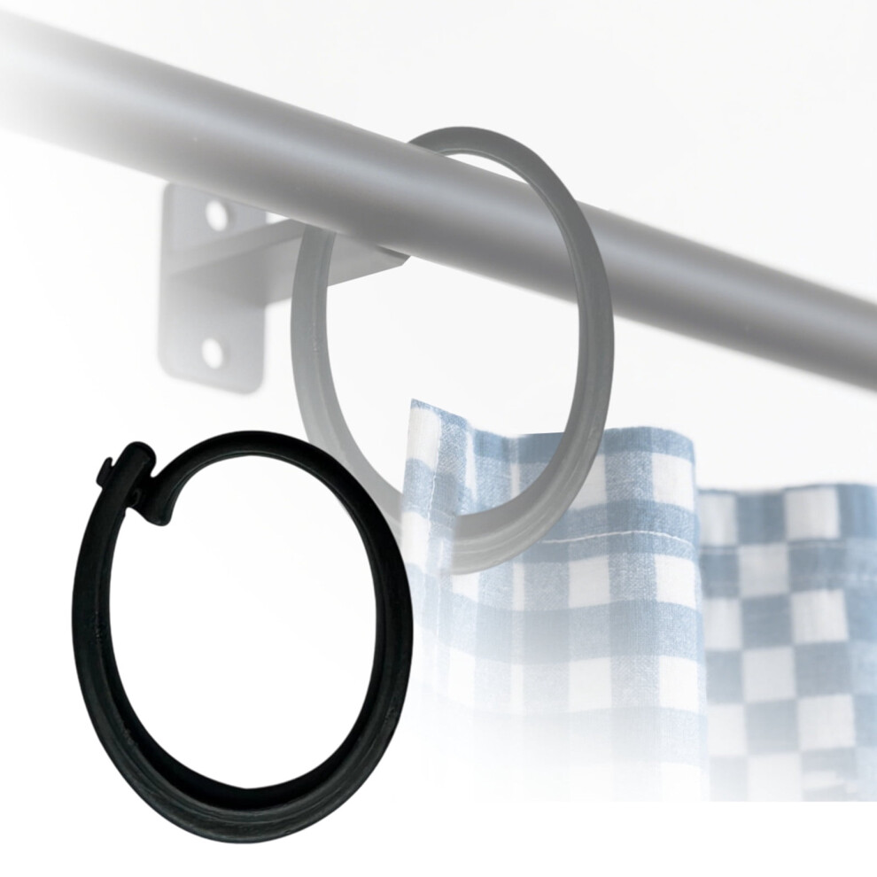 Gazebo Curtain Hooks Rustproof 30 Pcs 962125557848