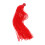 Cordon de collier tressé rouge de 45 cm (lot de 100) 5