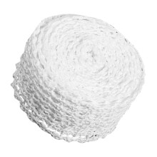 Beef netting roll white cotton 11.8 x 2.4 x 0.04 in