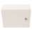 Contenitore in plastica con serratura e 2 chiavi, colore bianco. 4