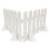 Mipcase white picket fence decorative set 2 pcs 1