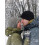 Herren-Winterstrickmütze mit Krempe, Schwarz/Hellgrau 4