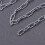 Verzinkte spiraalketting, 3 mm diameter, 1 meter 6