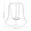 Lampshade Brackets White Office Desk Light Accessories 2