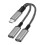 Adaptor cablu splitter audio USB-C la 3,5 mm 7