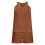 Damen-Loungewear-Set, weich, einfarbig, 2-teilig 5